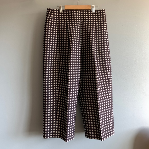 J.Crew Collection Textured Cropped Pants - Picture 1 of 6